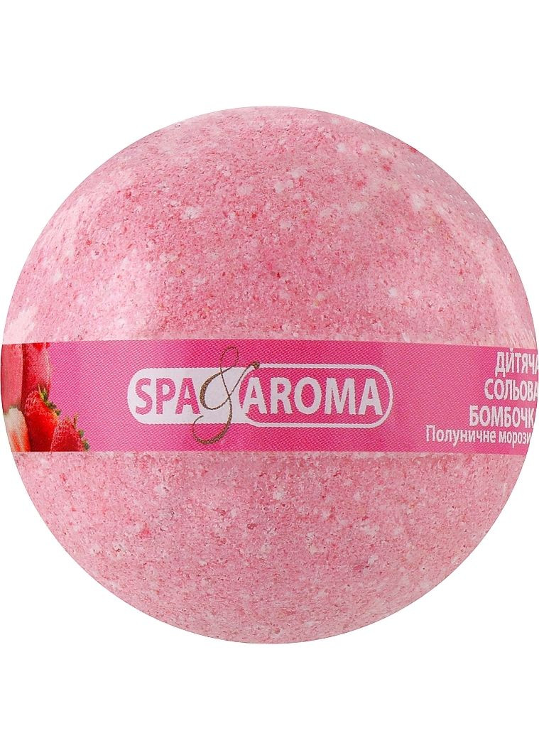 Детская солевая бомбочка для ванн "Клубничное мороженое" Spa & Aroma Bath Bomb 75g (905989-31196516) BIOTON COSMETICS (368661740)