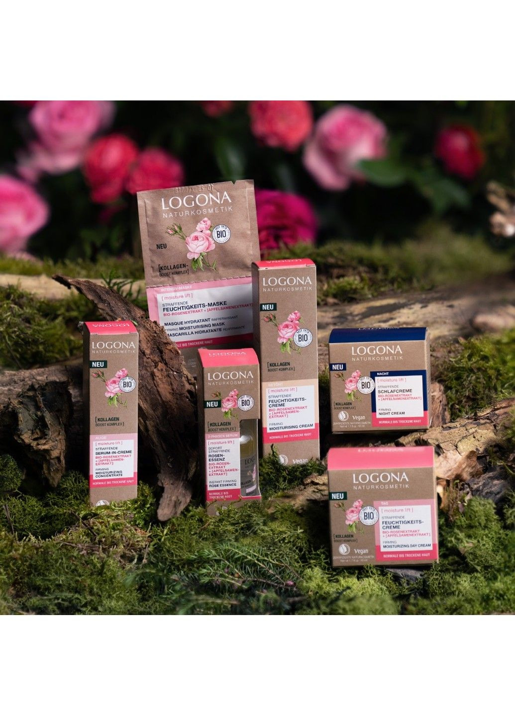 Logona БИО-Крем для лица Активное Увлажнение для нормальной и сухой кожи Роза 50 мл — Крем, (298055816)