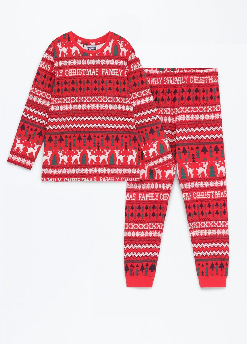 Красная всесезон пижама реглан + брюки Lefties