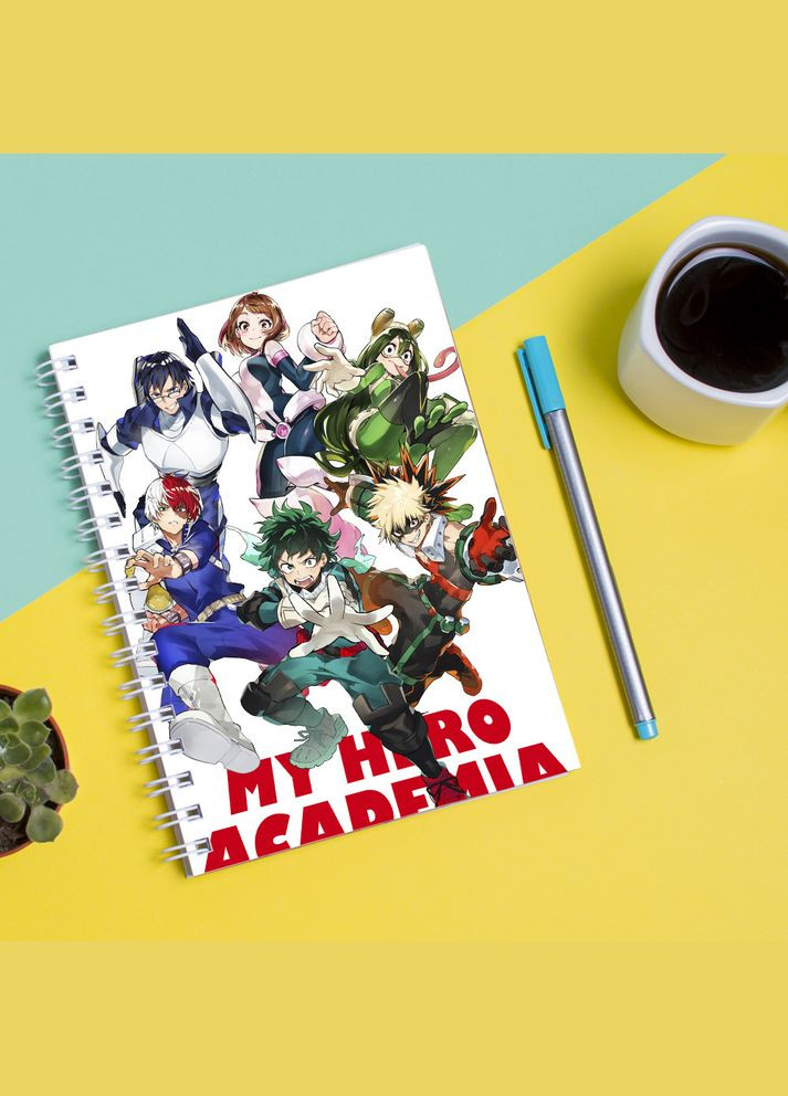 Скетчбук Sketchbook (блокнот) для рисования с принтом My Hero Academia - Моя геройская академия 3 Кавун блокнот для малювання (316132885)