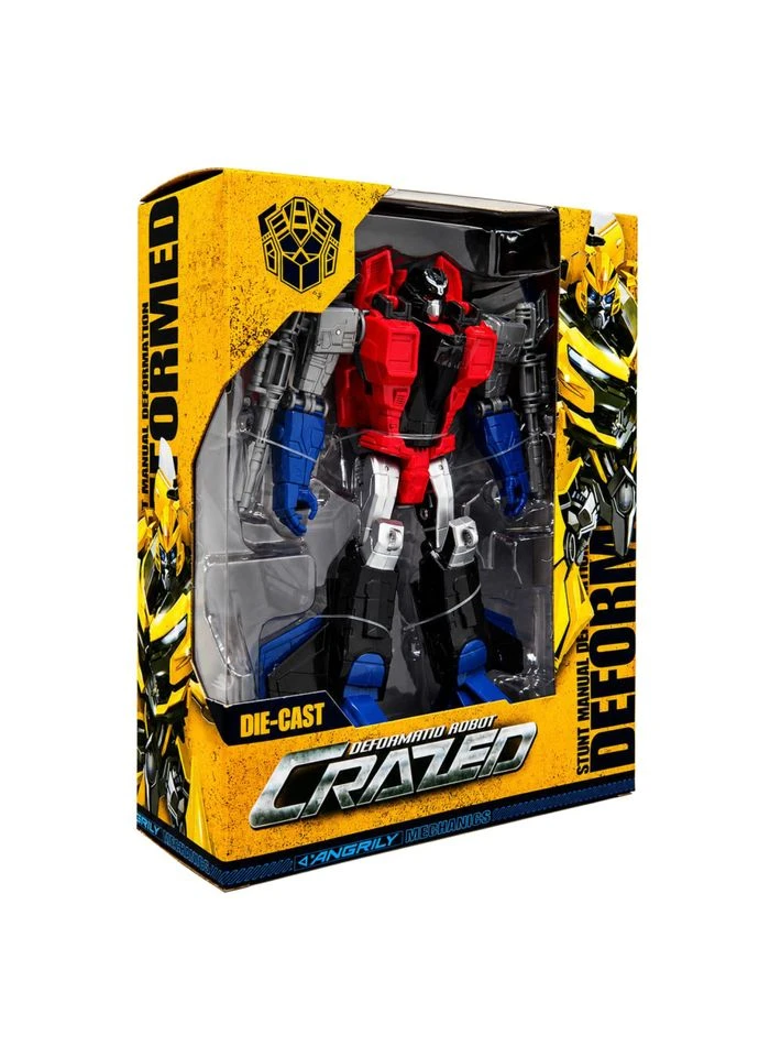 Детская игрушка Трансформер W8840(Red-Black) пластик, робот 19 см+самолет No Brand (402034477)