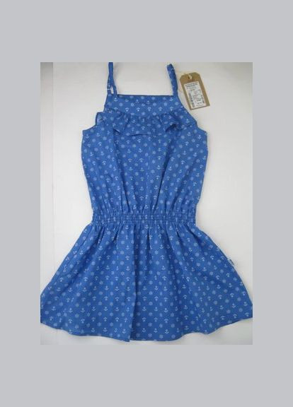 Летний летний сарафан для девочки Бембі морская тематика