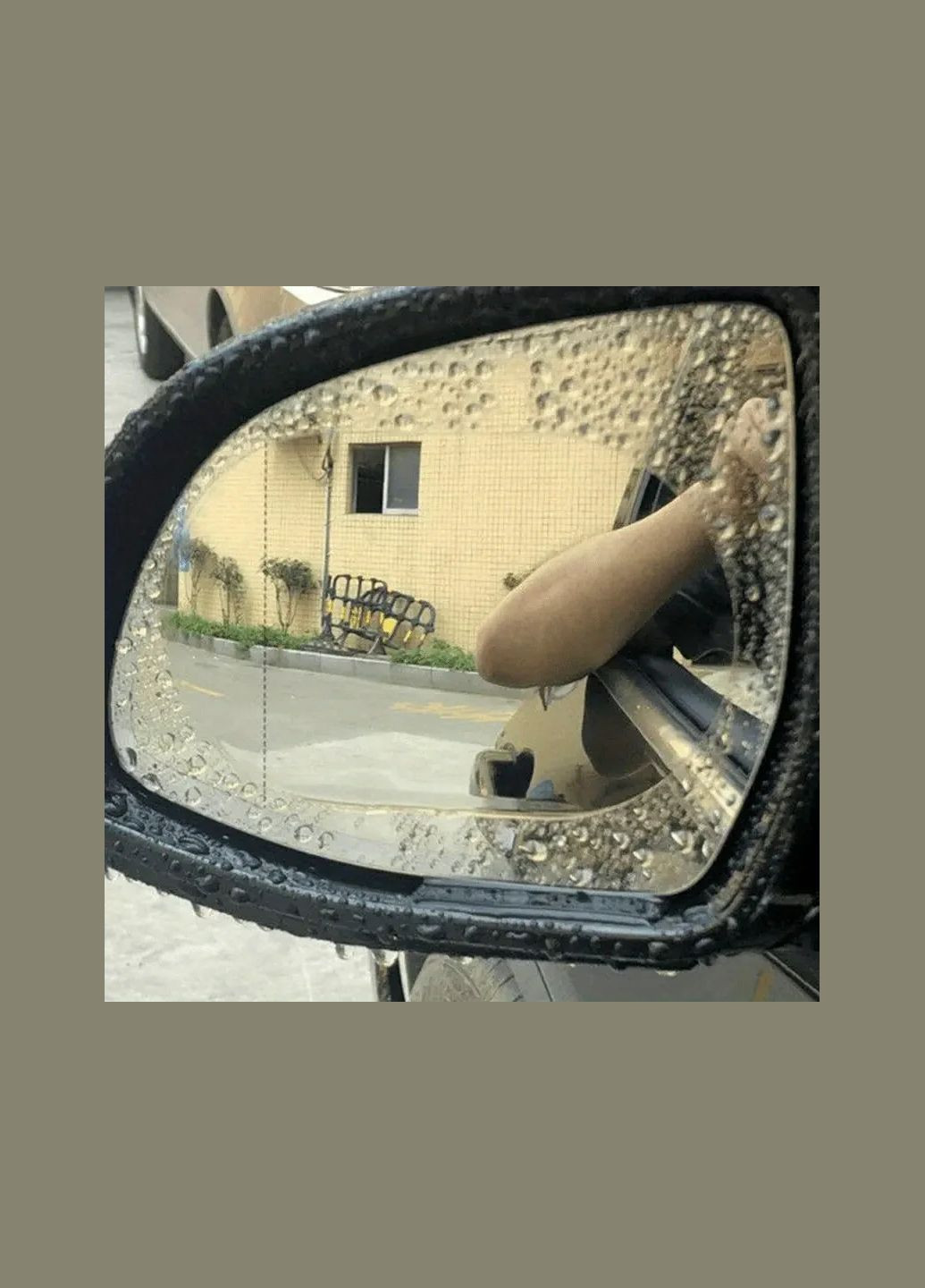 Водонепроникні прозорі плівки для дзеркал заднього виду авто проти дощу і туману 2шт No Brand (342717008)