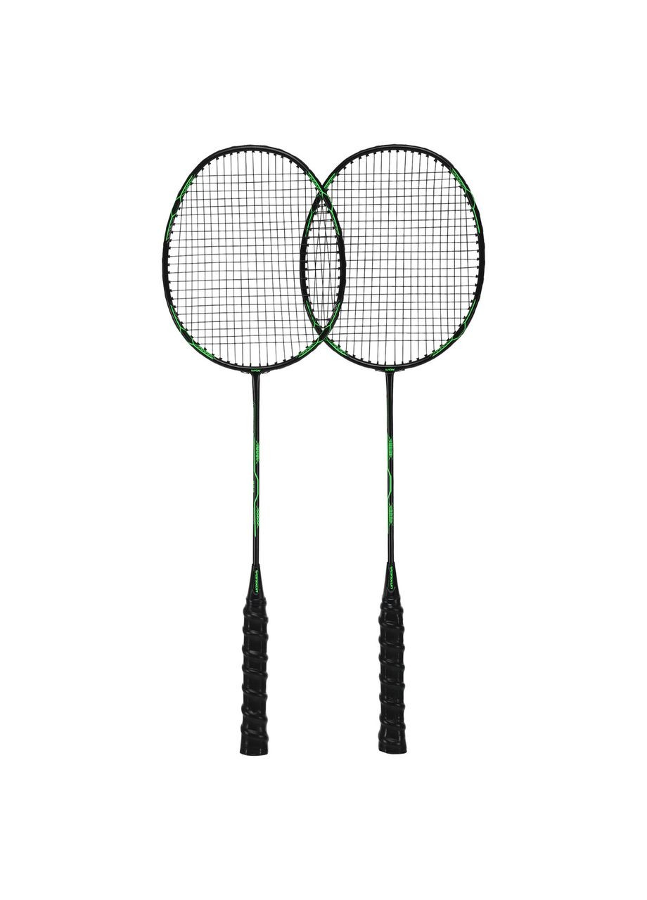 Набір для бадмінтону 2 ракетки в чохлі SPEED AND (сталь, Чорний-зелений) (720_Чорно-зелений) Power Pro (361435435)