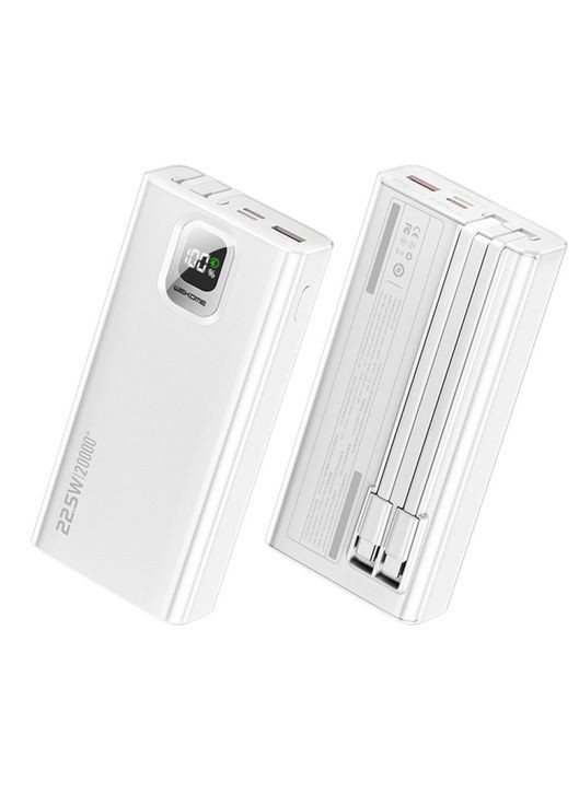 Повербанк Elephant Fast Charging 20000mAh PD20W+22.5W білий (WP-335) Wekome (355949861)