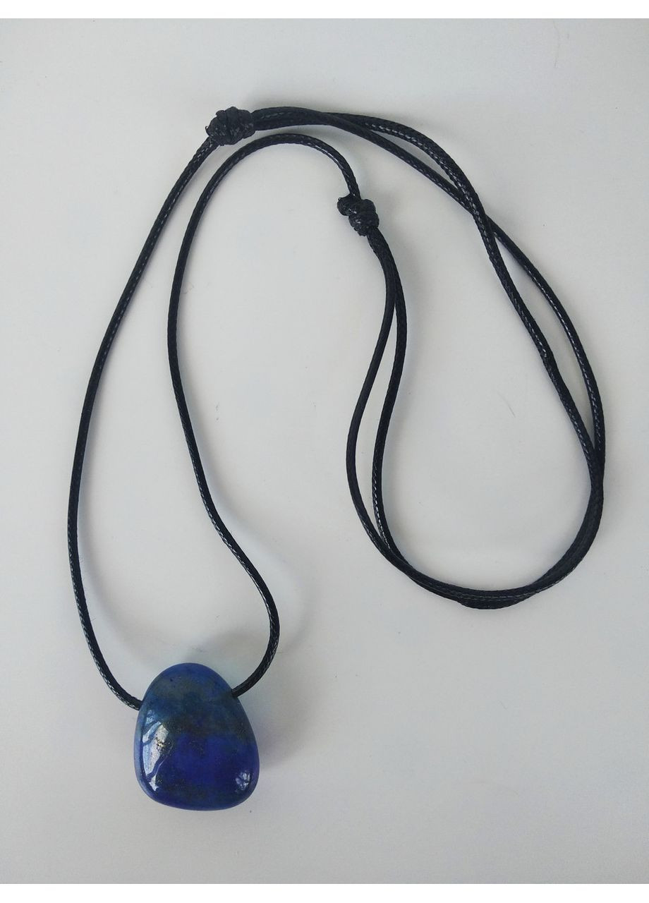 Кулон з каменем на шнурку Лазурит (370672501)