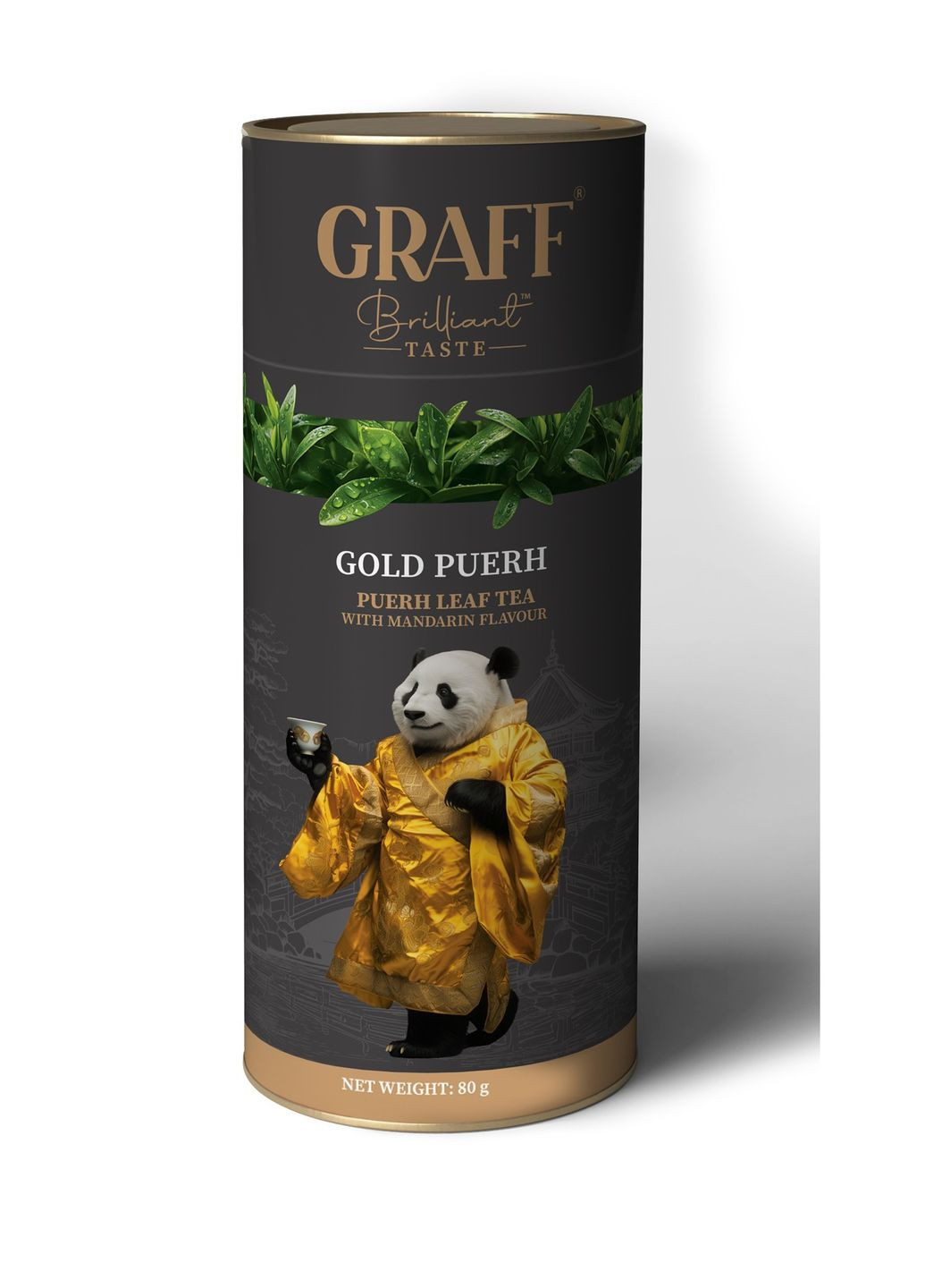 Чай пуер с мандарином "Gold Puer", 80 г. Graff (322737085)