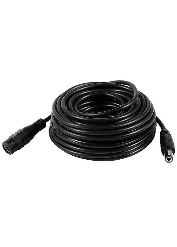 Кабель-подовжувач живлення постійного струму (тато-мама) 20м 5,5ммx2,1мм для відеоспостереження (код:20mDC55x21 ) No Brand (331902277)