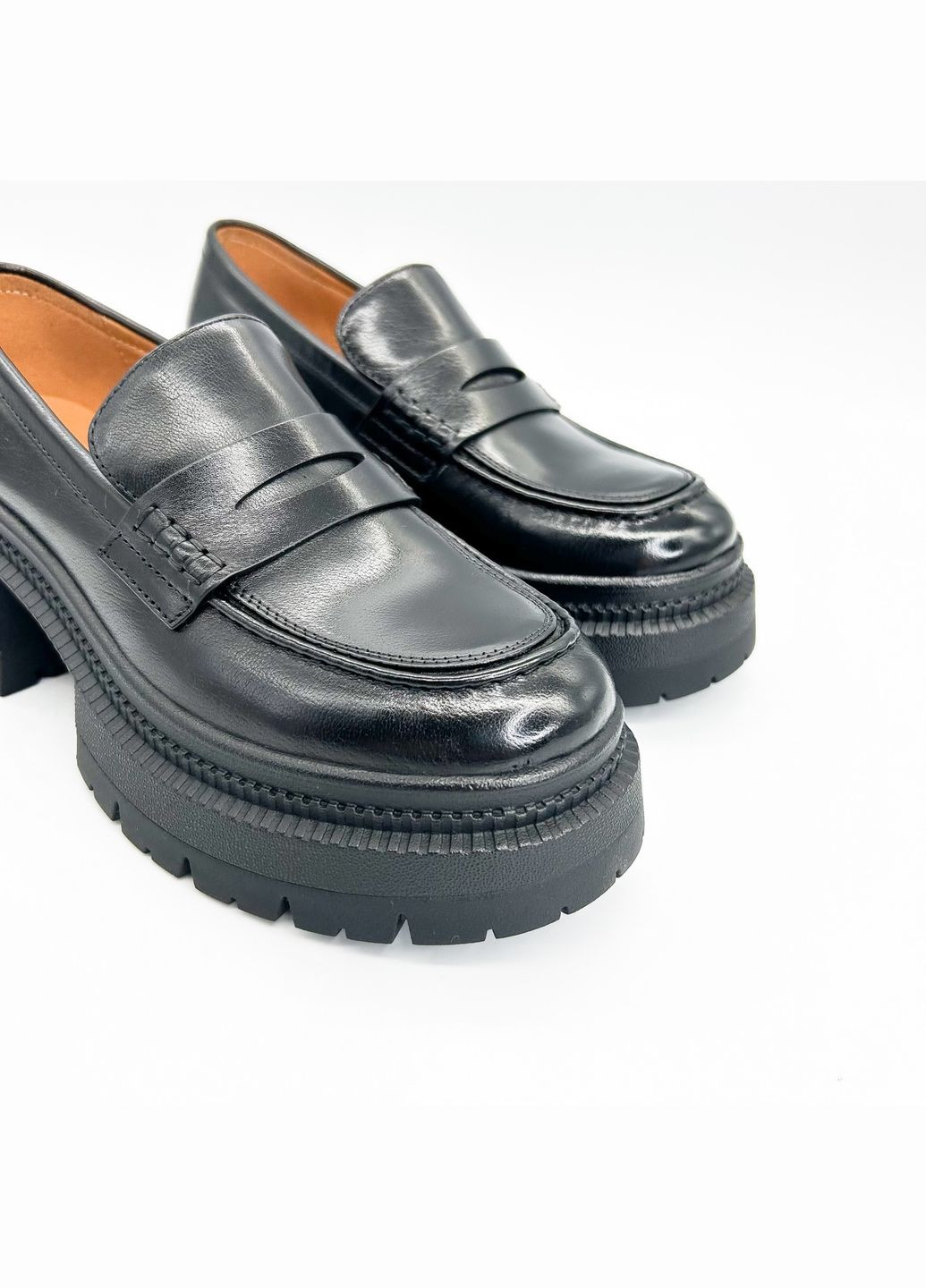 Anemone Лоферы (р) Кожа 0-1-1-PY-468A-01A черный з, — (328836492)