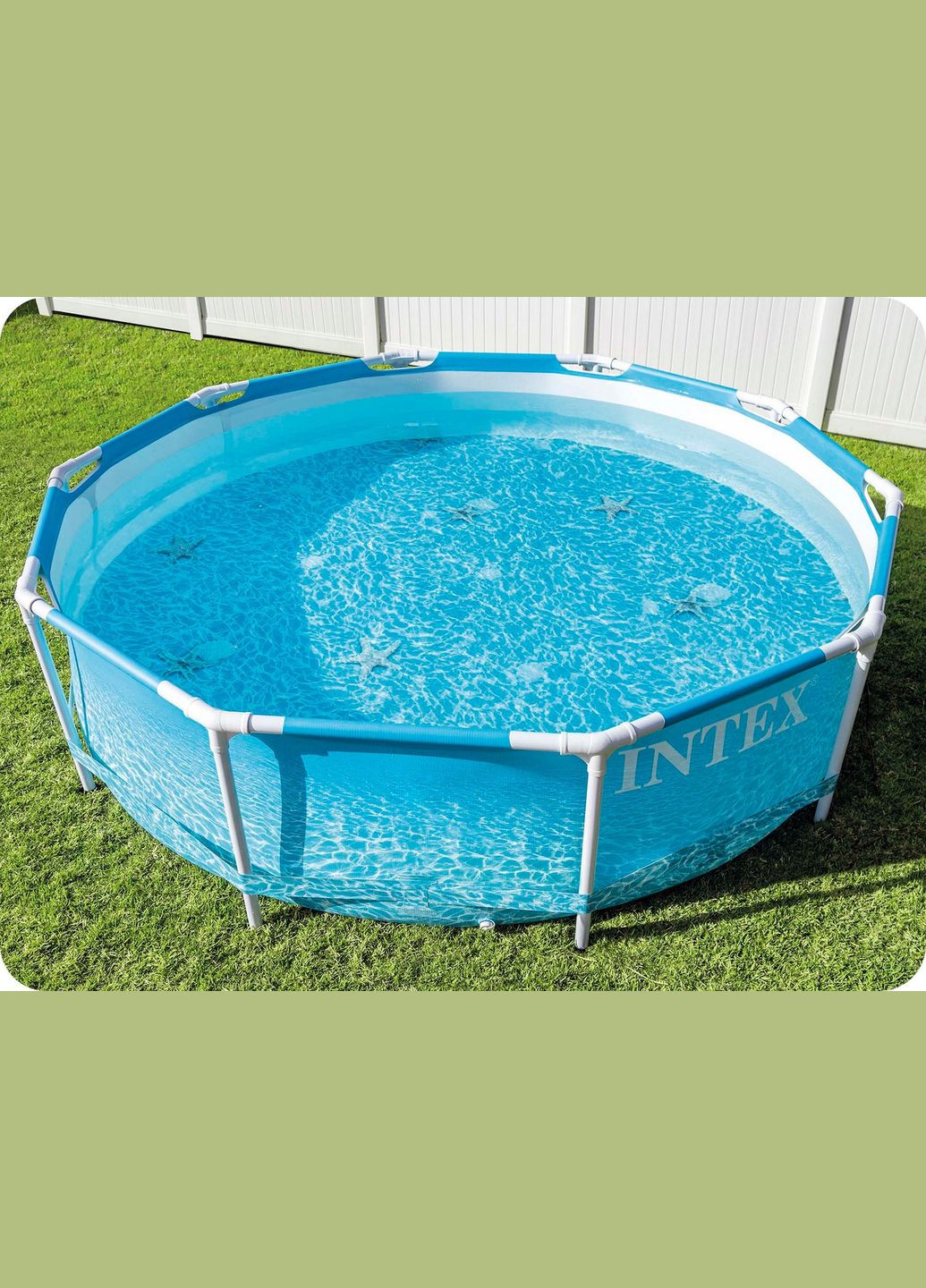 Басейн каркасний 16в1 28208, 305 x 76 см + машина для створення бульбашок Intex (329201108)