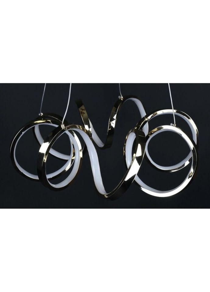 Люстра светодиодная подвесная LED светильник для квартиры на потолок лэд 27498 Золото 30-180х55х55 см. Sunnysky (335975545)