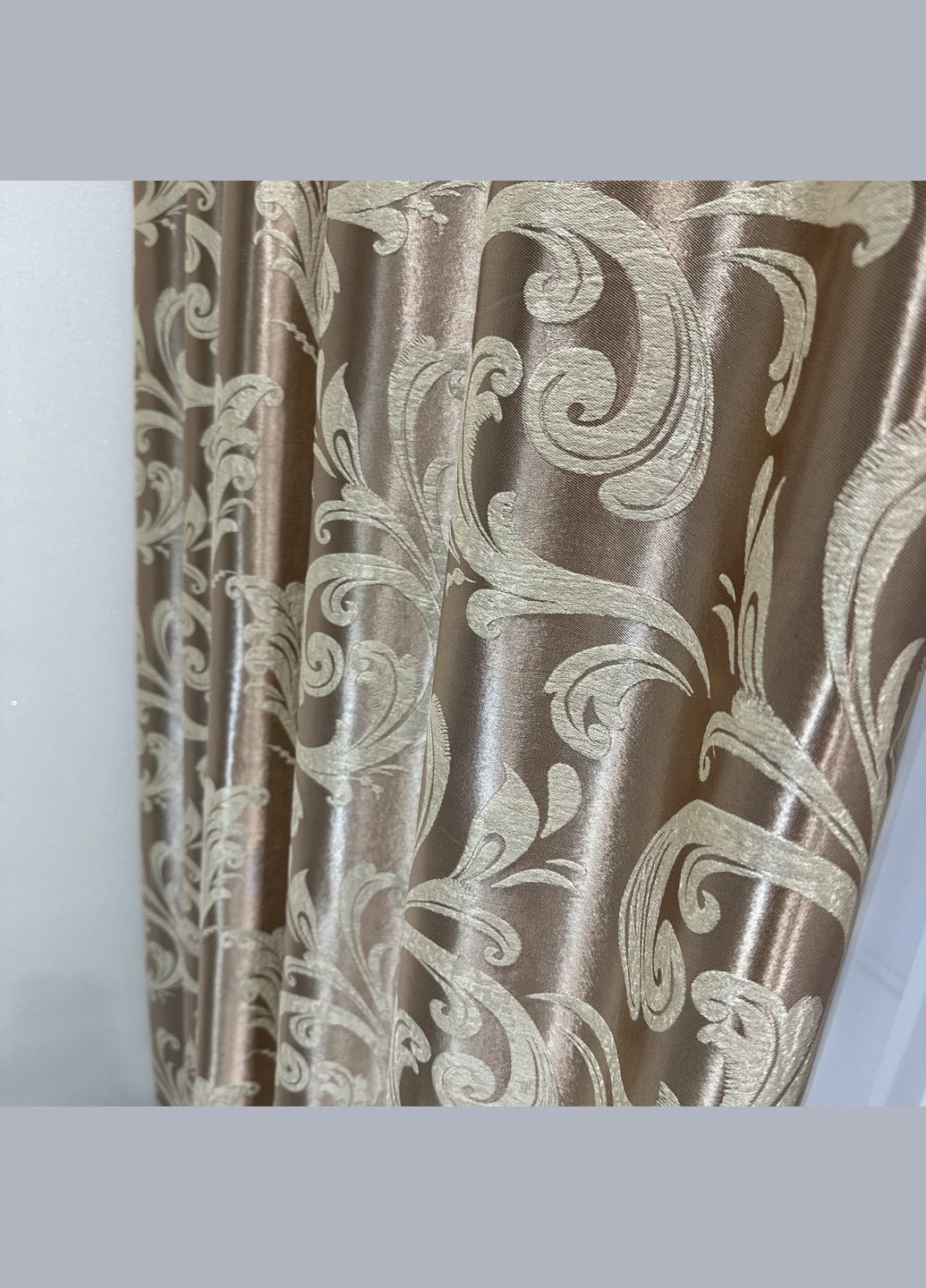 Готовый комплект штор (2шт) блекаут софт кофейного цвета 150х270см No Brand (323014108)