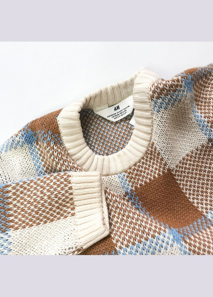 Кофта 104 см коричневый артикул Л339 H&M (290185798)