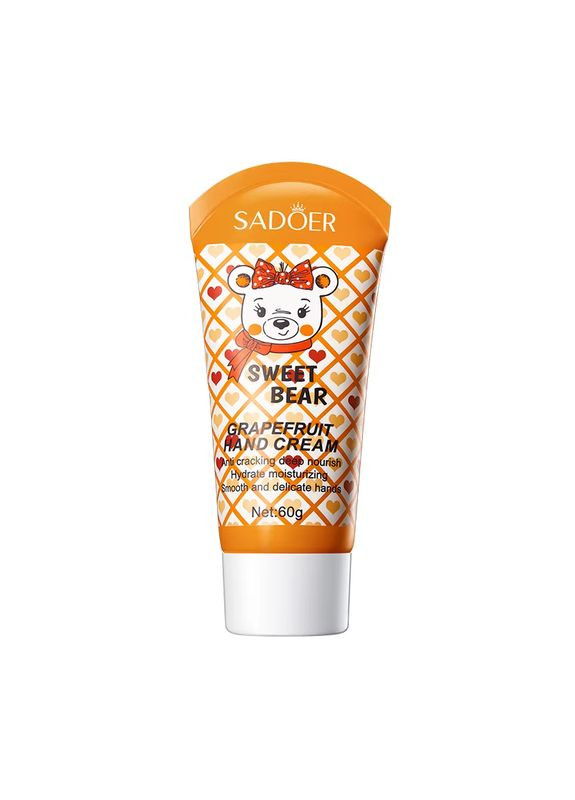 SADOER Крем для рук Sweet Bear Grapefruit поживний, зволожуючий, проти тріщин 60 г — Крем, Китай (365655043)