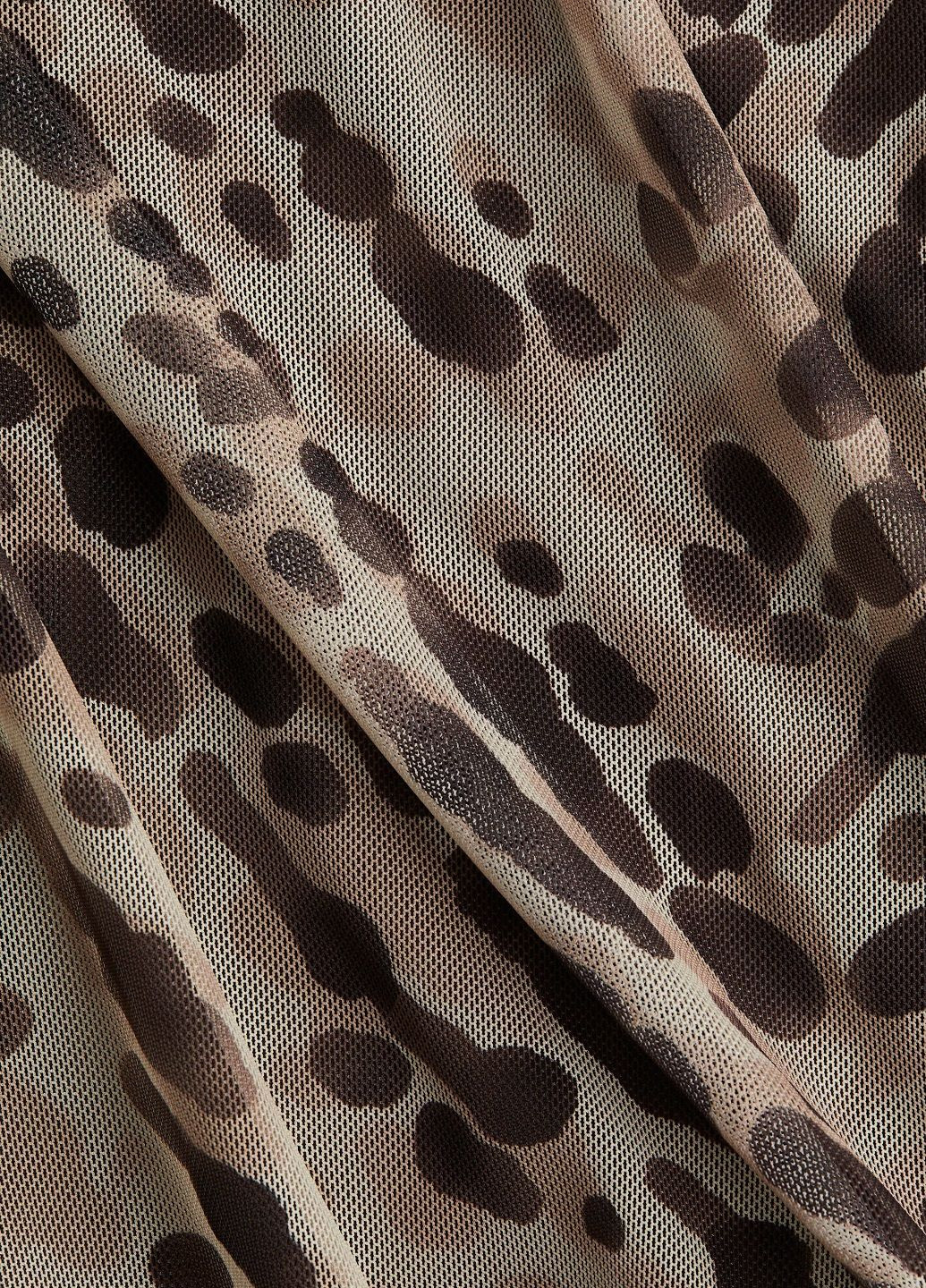 Бежева сукня H&M з абстрактним візерунком