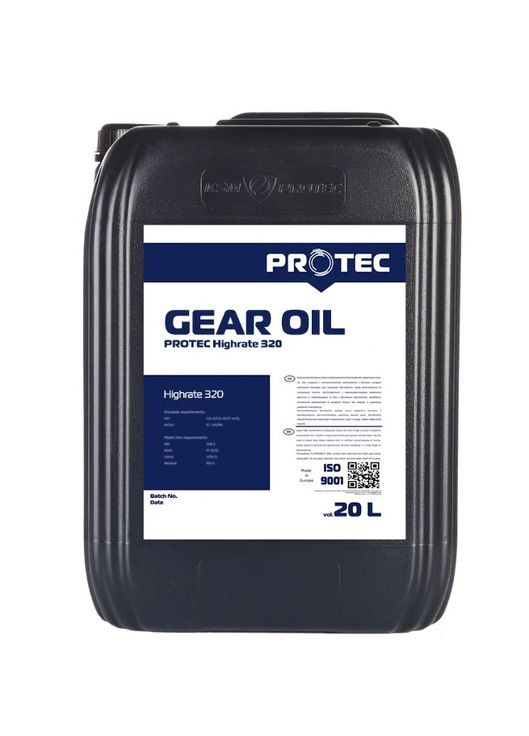 Индустриальное масло Highrate 320 (20 л) редукторное (41074) Protec (293511012)