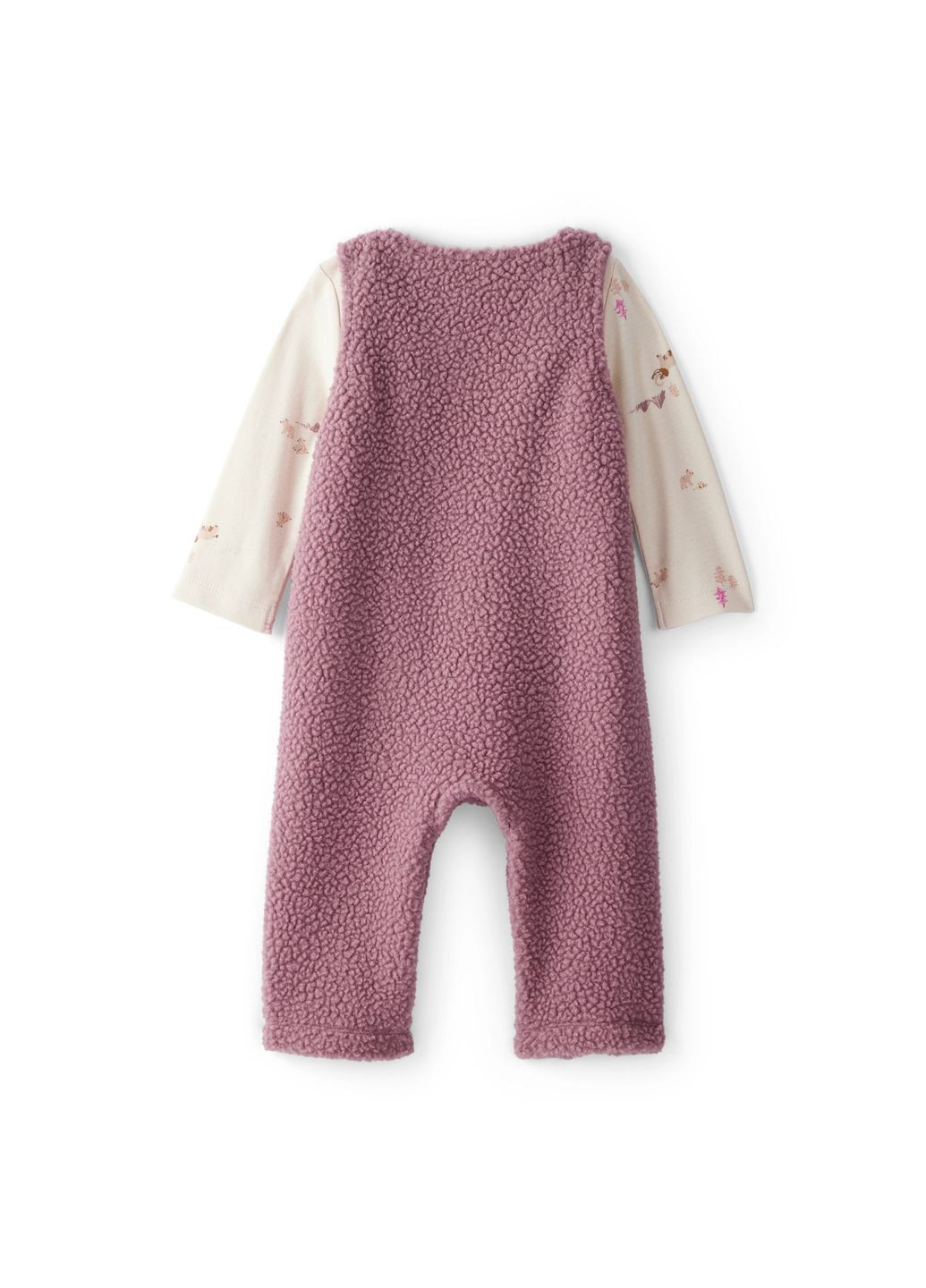 Рожевий зимній комплект 2в1 кофта, комбінезон для дівчинки 72-76 см (1u015610_12m) Carter's