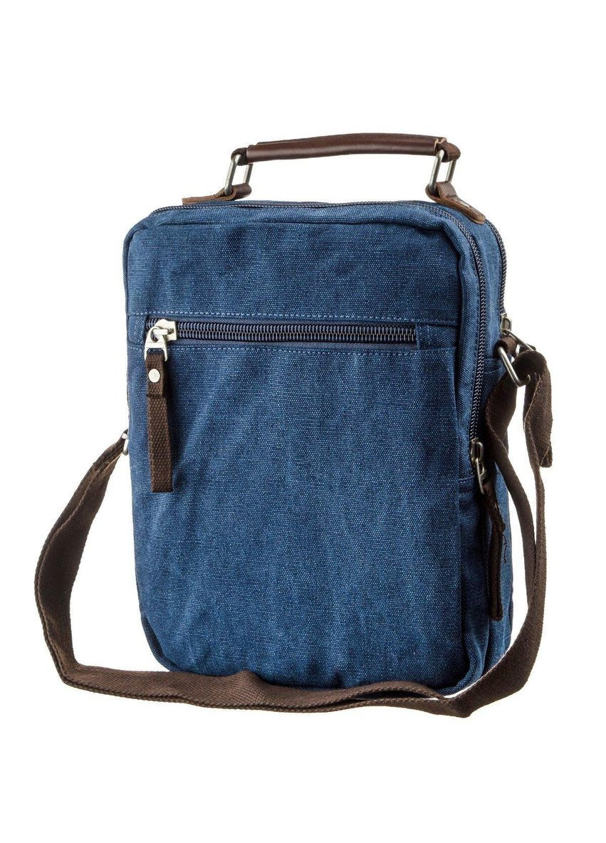 Сумка вертикальна текстильна 20156 Синя Vintage (366881015)