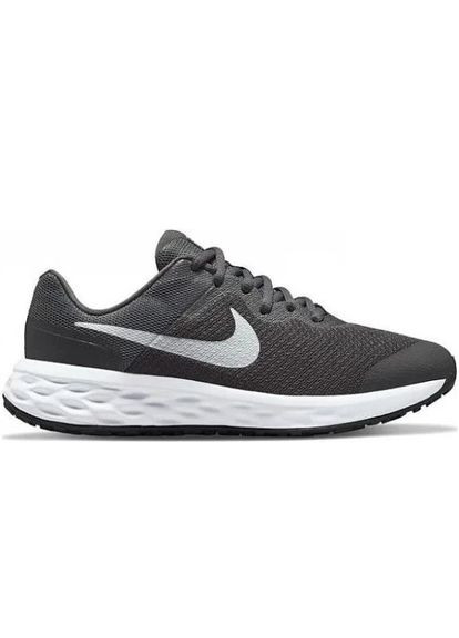 Чорні всесезон кросівки kids revolution 6 grey/white р.3.5/35.5/23см Nike