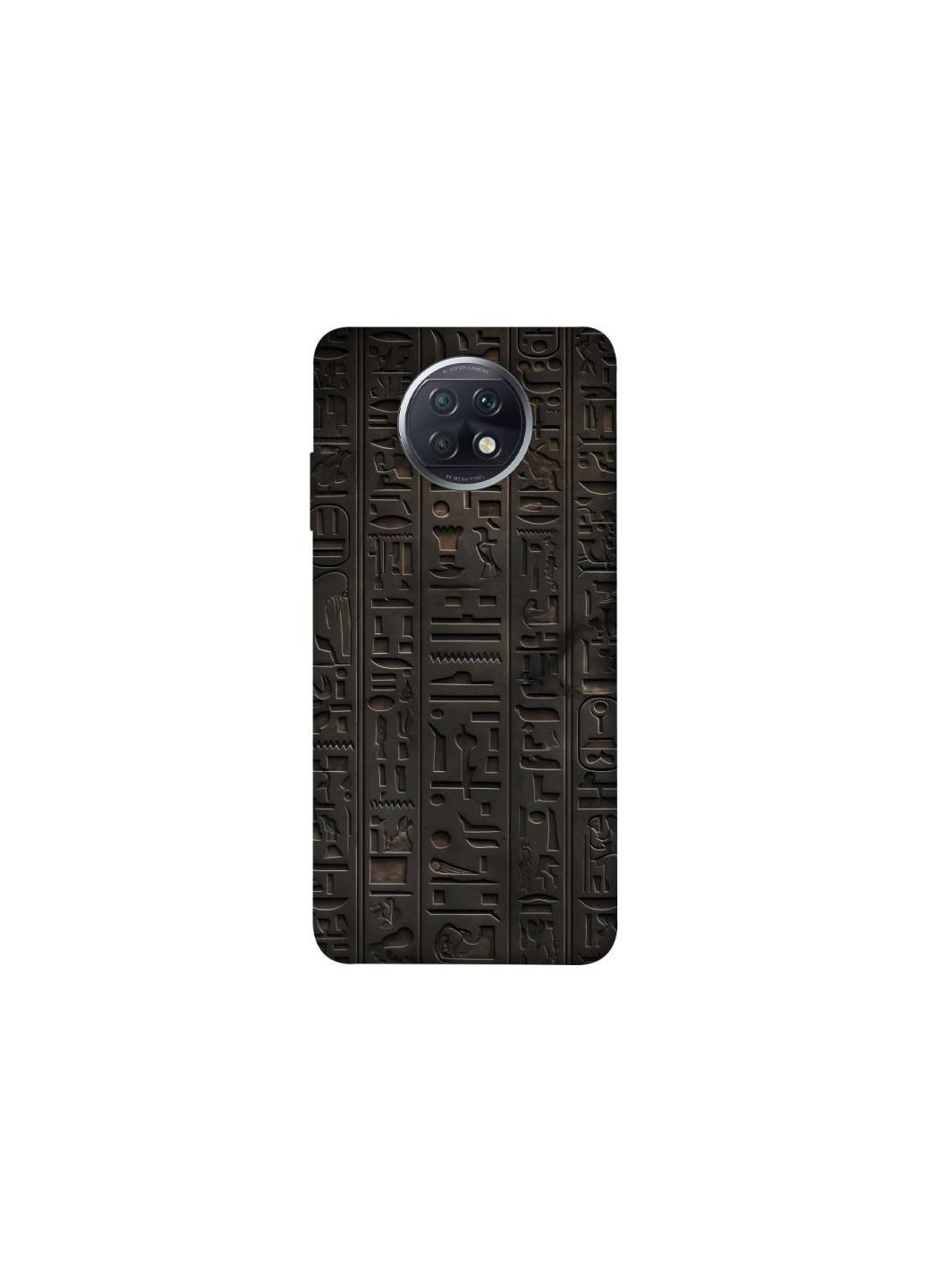 Чехол на Xiaomi Redmi Note 9 5G / Note 9T Hieroglyphs Frontalka (362032203)
