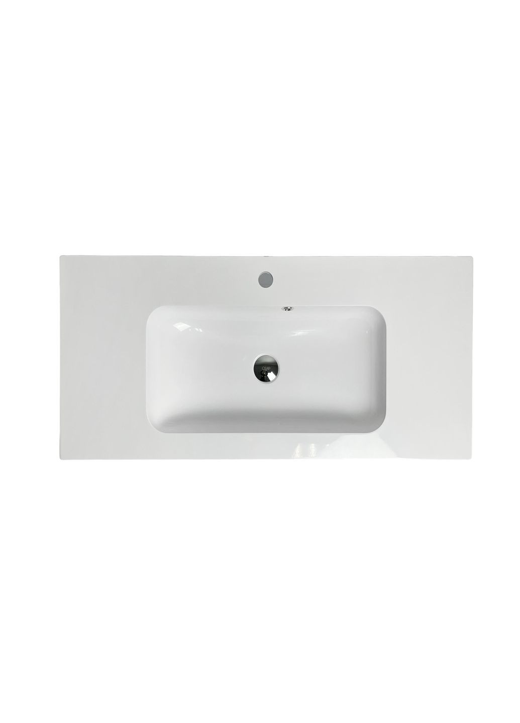 Раковина, умивальник, штучний камінь, прямокут. Adamant (365749224)