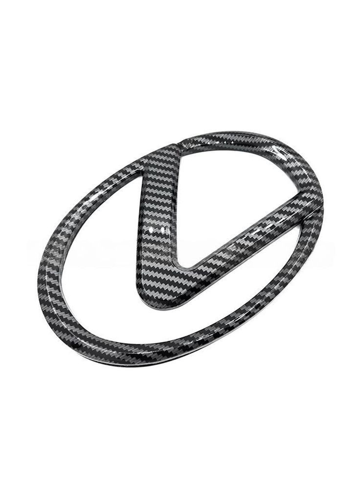 Эмблема решетки карбон 150х105мм пластик (на скотче) Lexus (369612182)