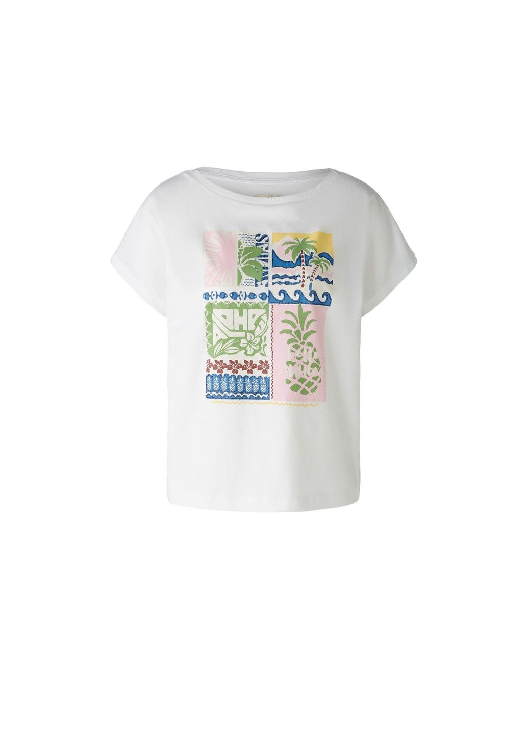 Жіноча футболка Біла Oui - (298005946)