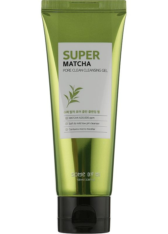 Гель для умывания с чаем матча Super Matcha Pore Clean Cleansing Gel 100ml (2-991581) Some By Mi (369794102)