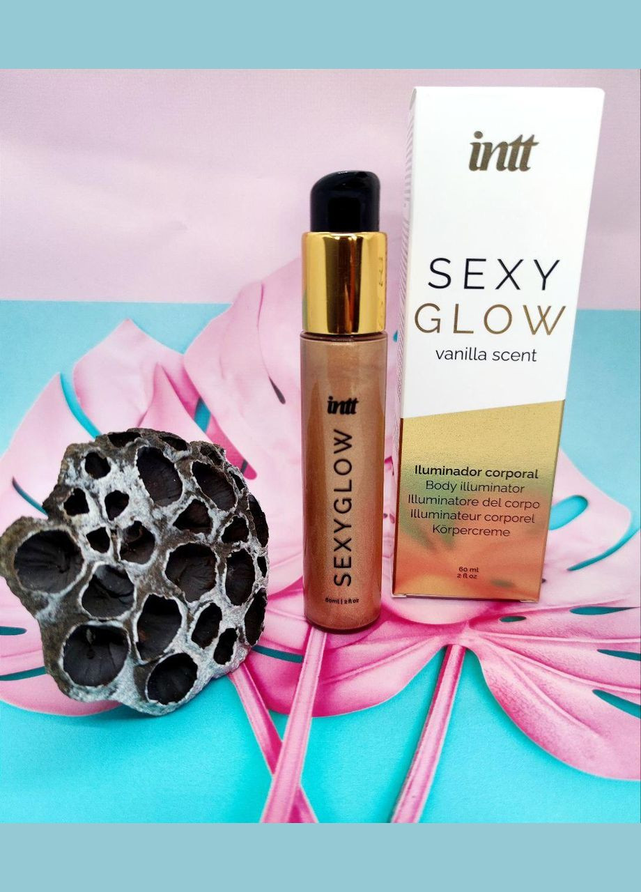 Крем шиммер для тіла з ароматом ванілі INTT Sexy Glow з ароматом ванілі, 60 мл No Brand (303887211)