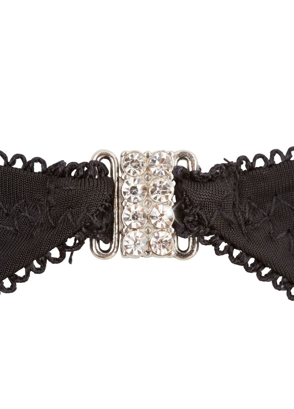 Комплект белья Rhinestone Shelf Bra Set 80B/ Abierta Fina (331169346)