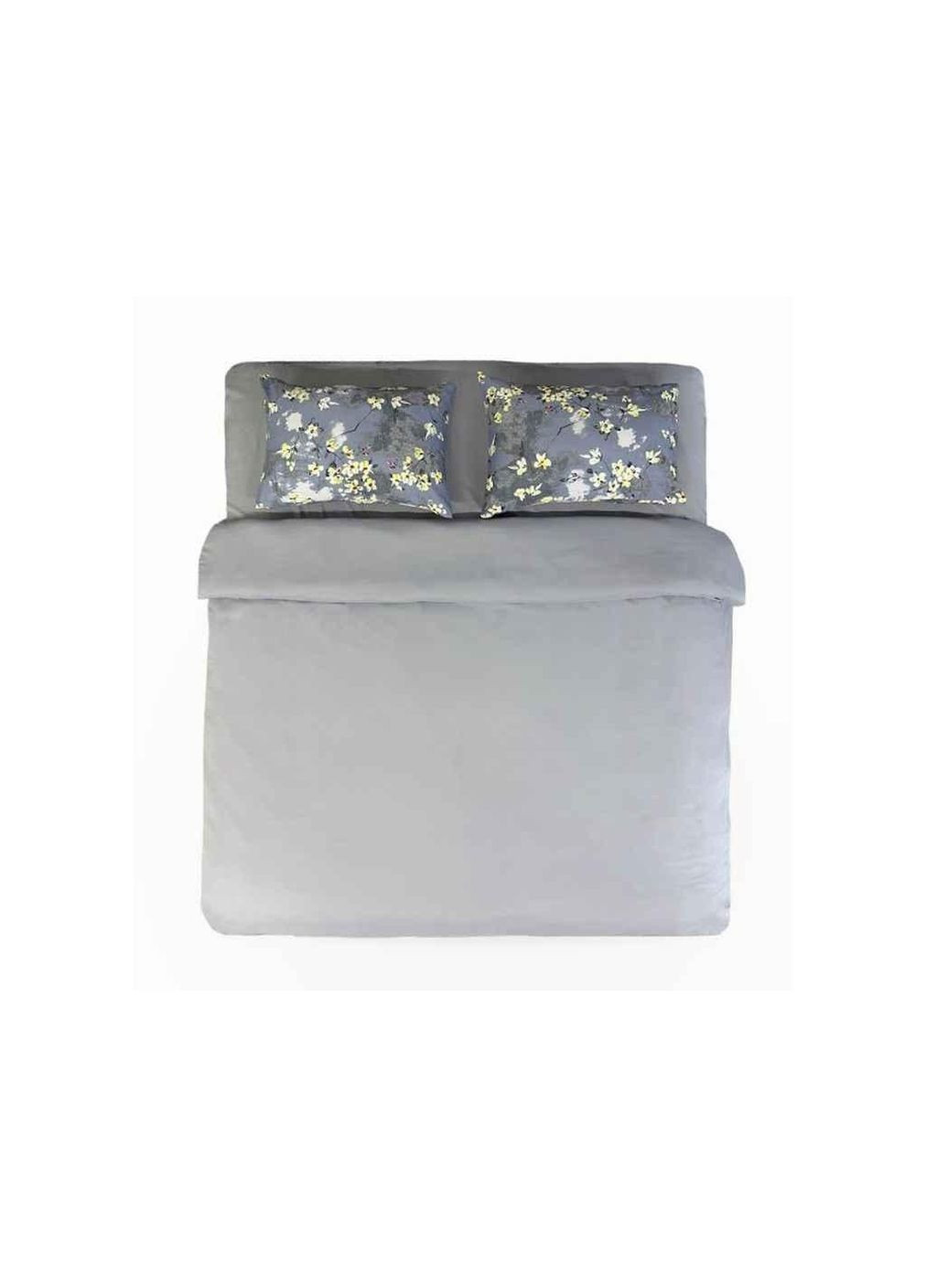 Комплект постельного белья 1,5-х сп Printed 10050-9 80г/м2 CLOSED 17-3802 Gull (1н 57) микрофибра ТМ ArCloud (364208788)