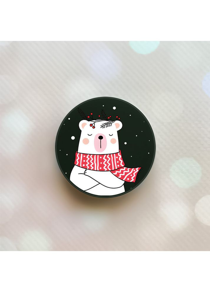 Держатель для смартфона / планшета попсокет Popsocket:: Медведь в шарфе (принт 147) Creative (360696658)