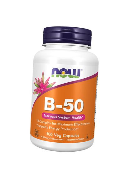 Вітаміни групи B, B50 Complex, 100вегкапс (36128003) Now Foods (304765132)