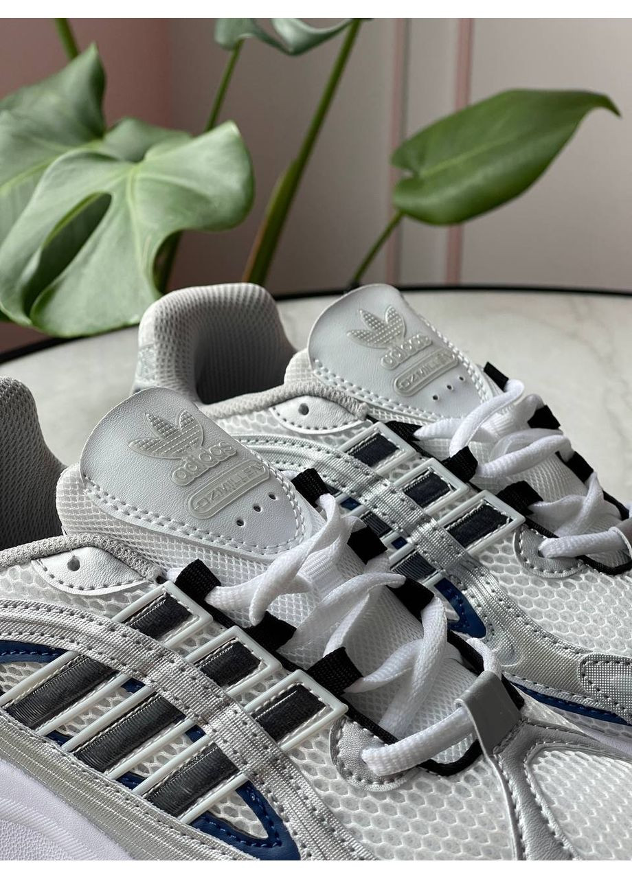 Білі Осінні кросівки аdidas ozmillen white silver black if4015 адідас No Brand