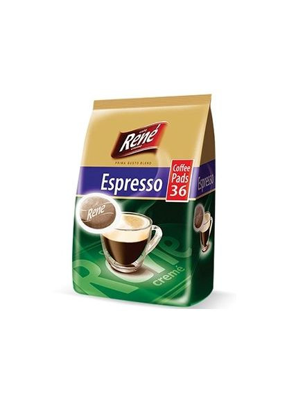 Кофе в чалдах Espresso, 36 шт. Philips Senseo 62 мм Rene (322417052)
