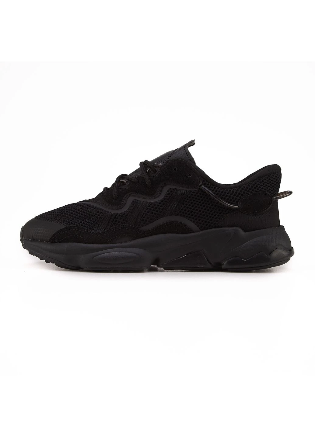 Черные демисезонные кроссовки мужские adidas ozweego adiprene black адидас озвиго черные No Brand