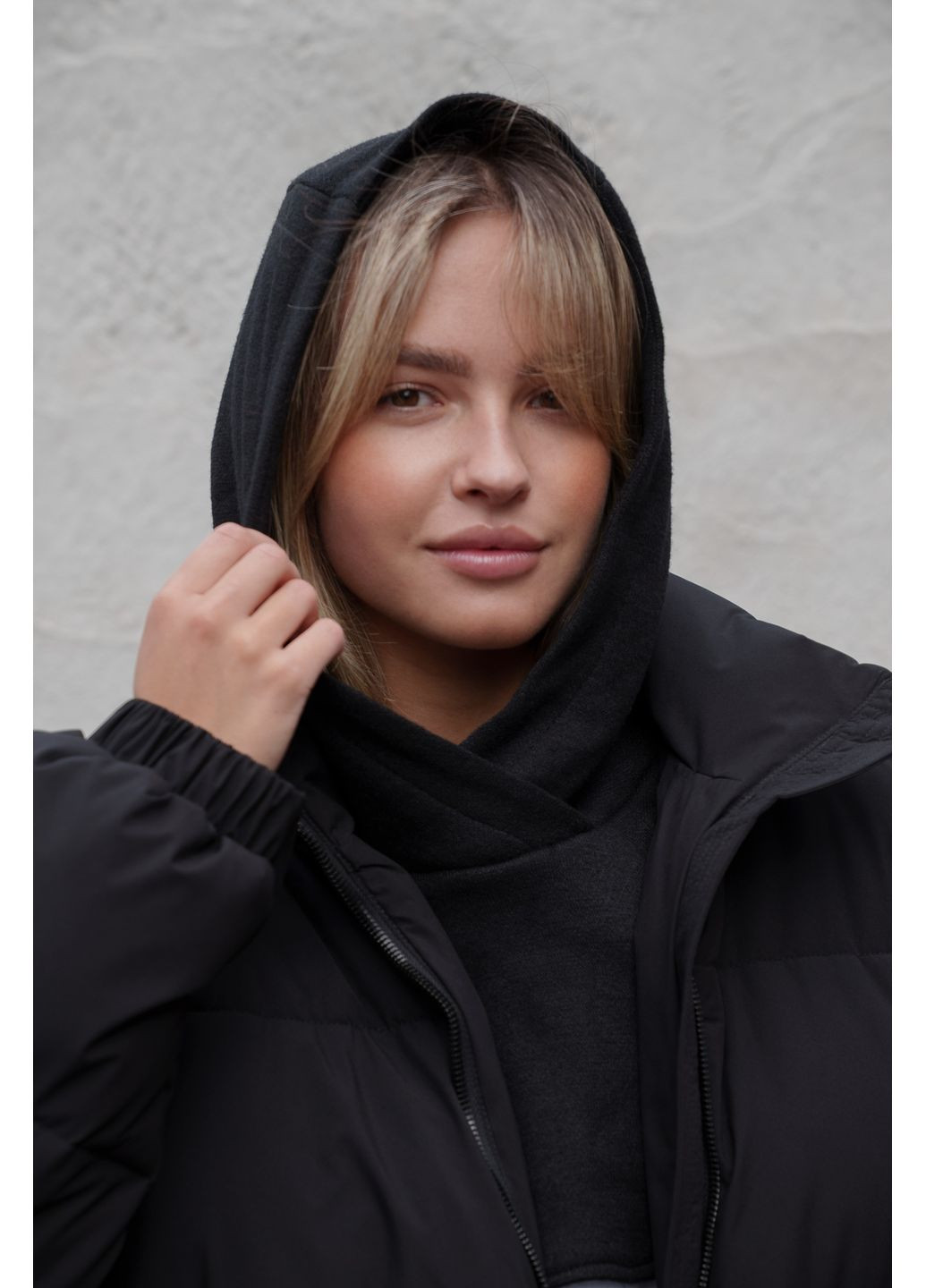 Теплая Шапка Капюшон Капор Текстильный На Флисе Mathilda Without (364670578)