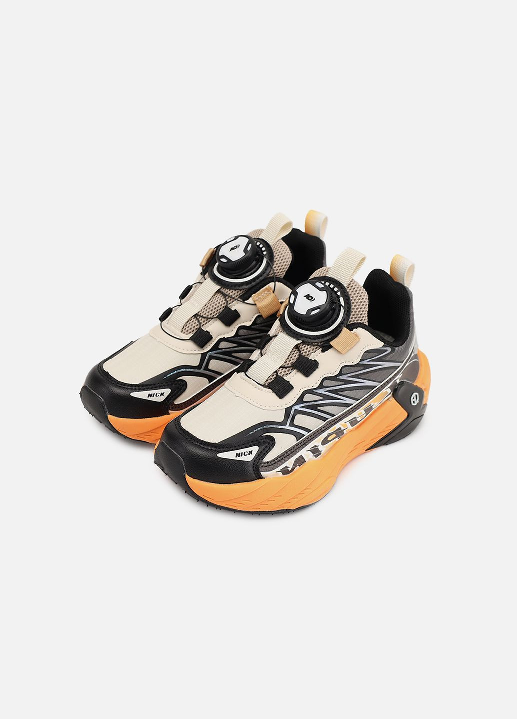 Помаранчеві Осінні кросівки для хлопчика колір помаранчевий цб-00281819 Kimboo