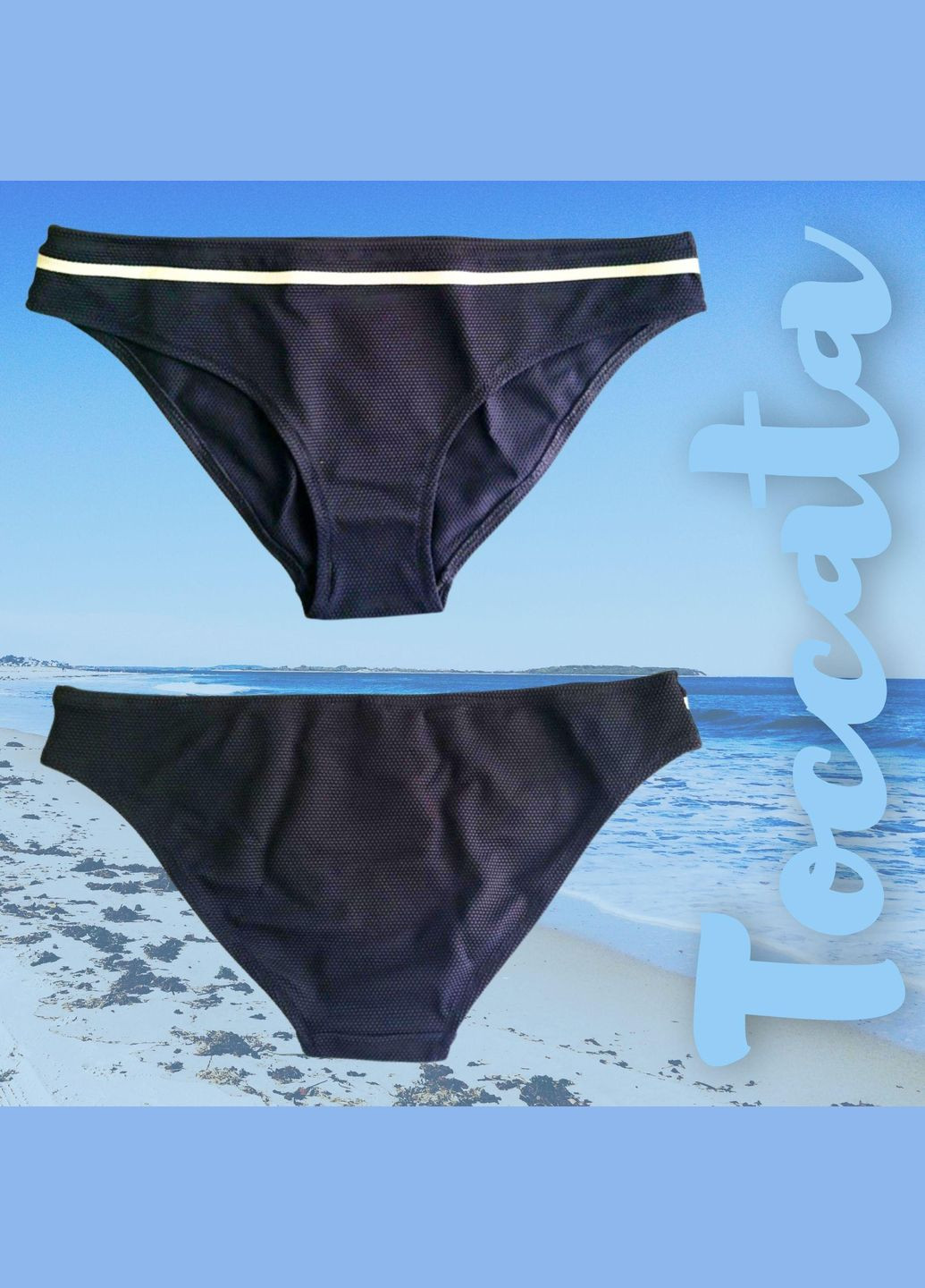 Черный раздельный купальник черный dolores psg-020 Toccata