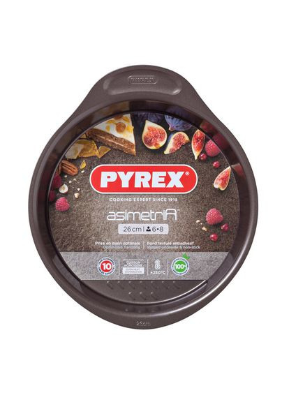 Форма круглая для выпечки Asimetria 26 см Круглая Коричневая (AS26BA0/7146) Pyrex (280943211)