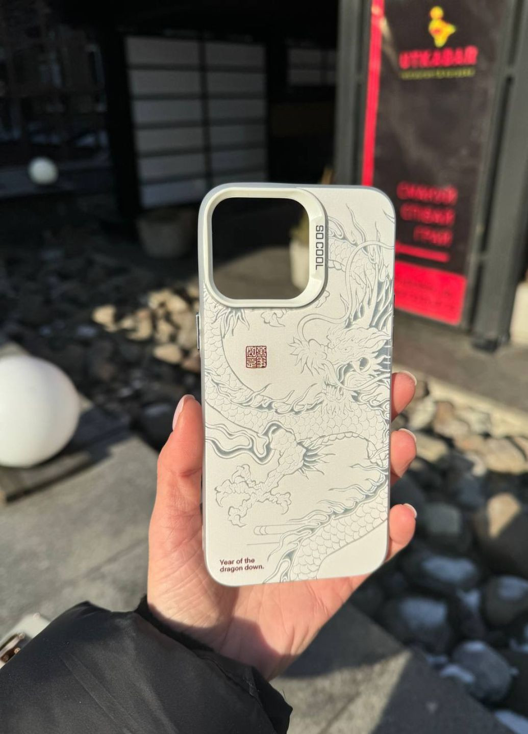 Чехол силиконовый для iPhone 16 Dragons White / чехол айфон 16 белый No Brand (319209269)