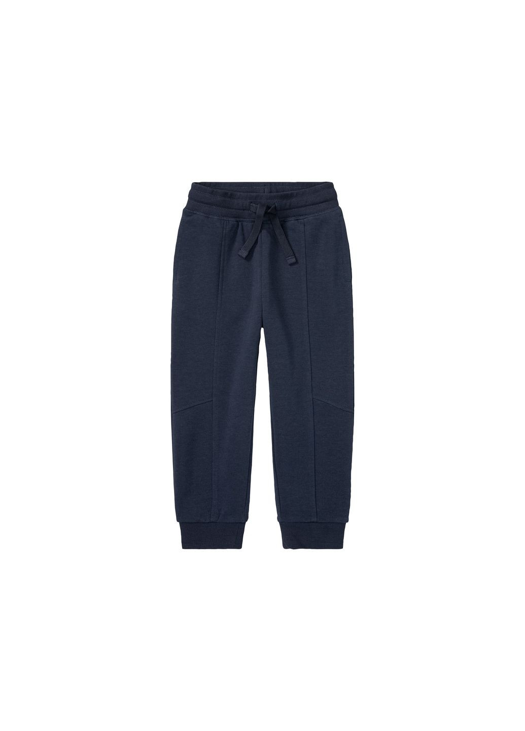 Спортивні штани джоггери двунитка для хлопчика 435093 темно-синій Lupilu (277159477)