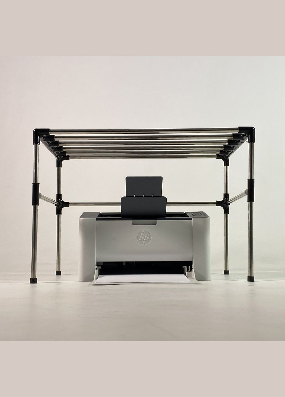 Настільна полиця для принтера - Stels, з полірованої нержавіючої сталі. Полиця над принтером, мікрохвильовою піччю Metaplant (346529009)