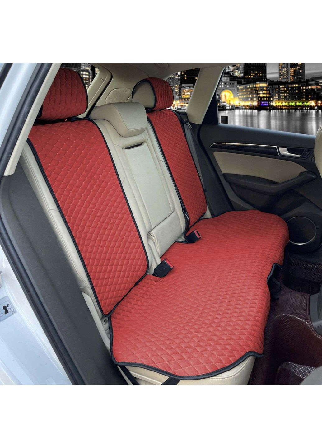 Накидки длясидінь Montana Комплект Чорні (Мікро Велюр Сота Преміум) No Brand (339067224)