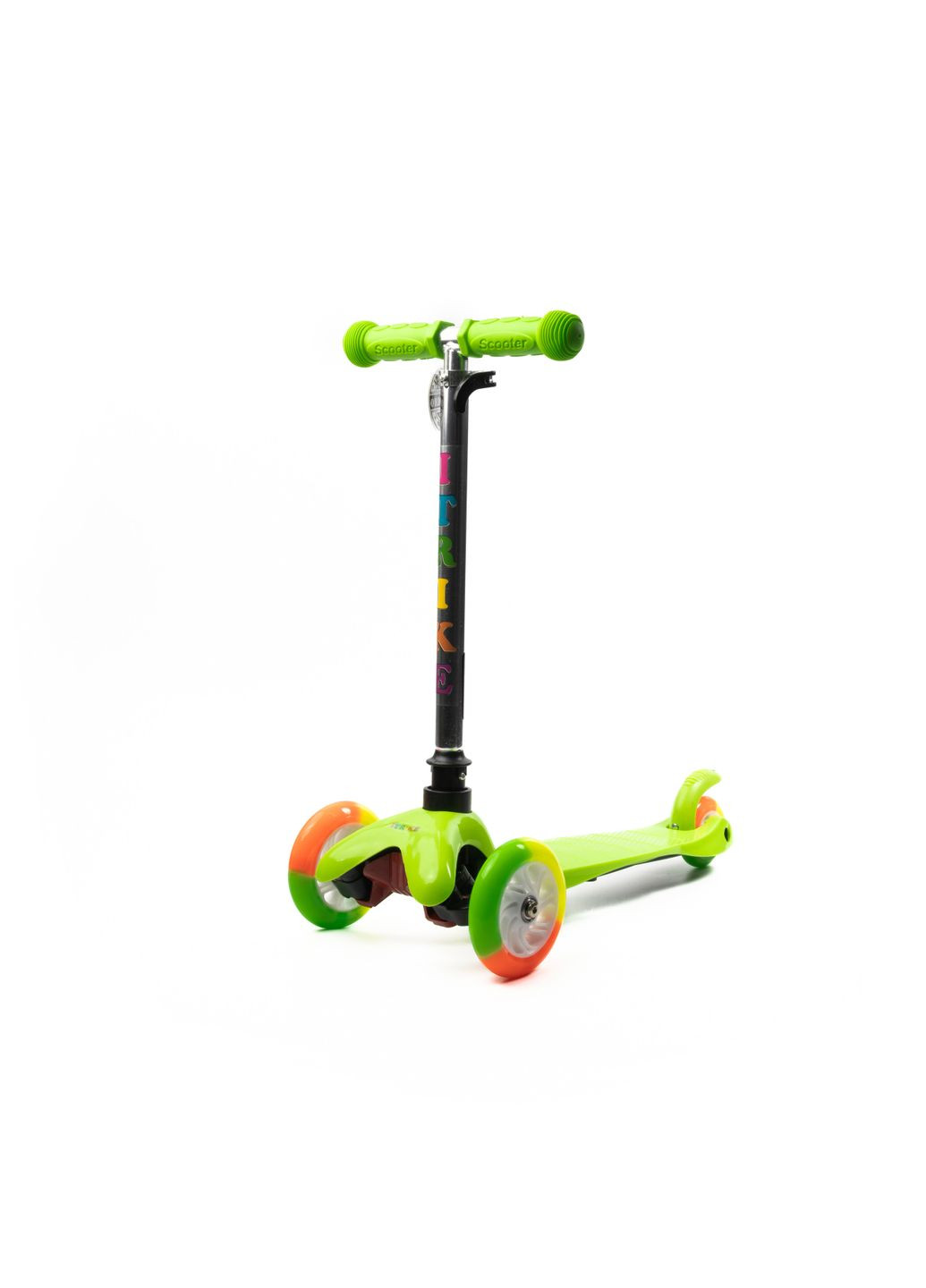 Самокат детский трехколесный Mini BB 3-013-4-A-GR со светящимися колесами ПУ, iTrike (317590574)