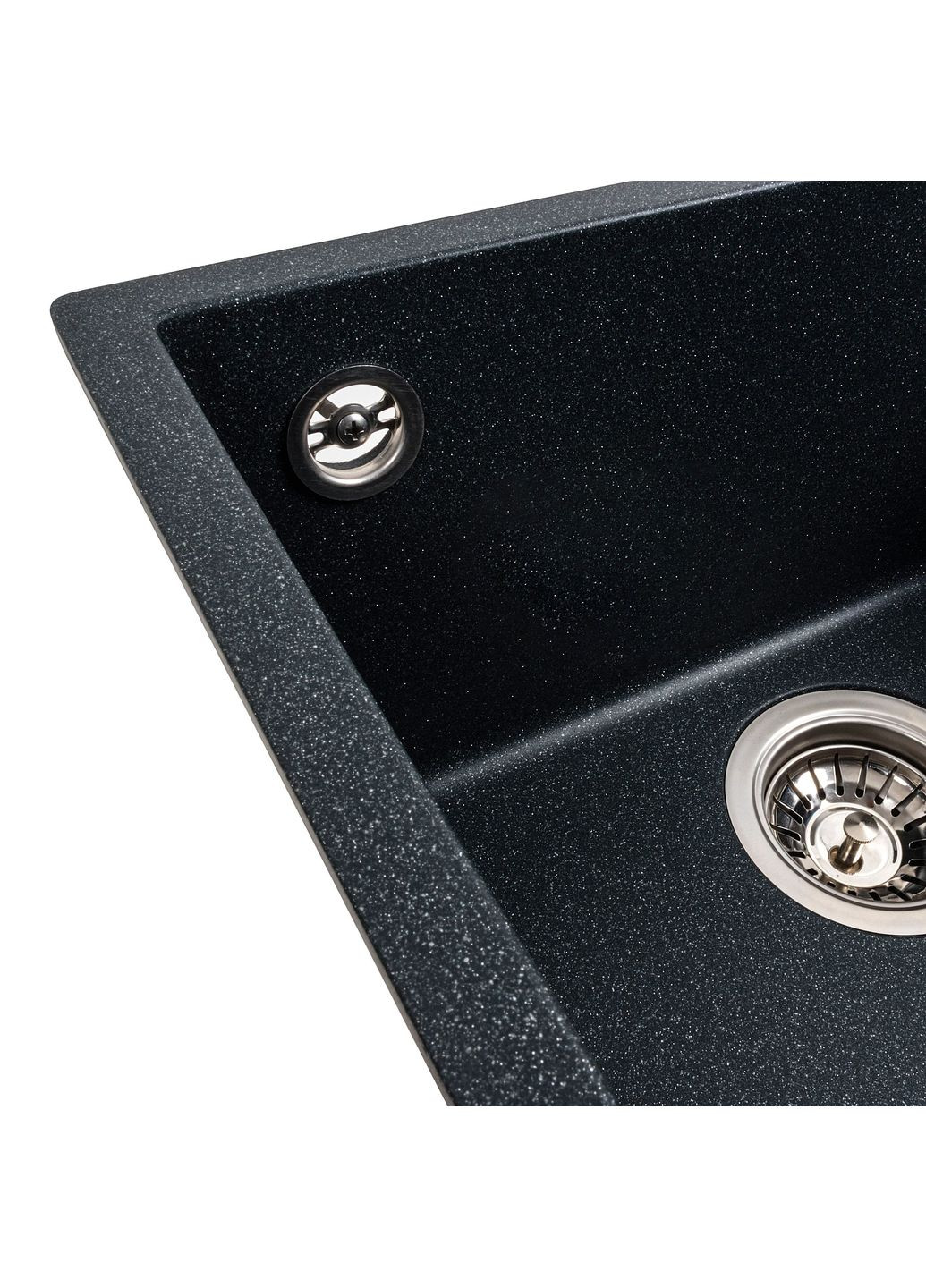 Гранітна мийка для кухні RUBA 4040 матова Антрацит Valeso (358059209)
