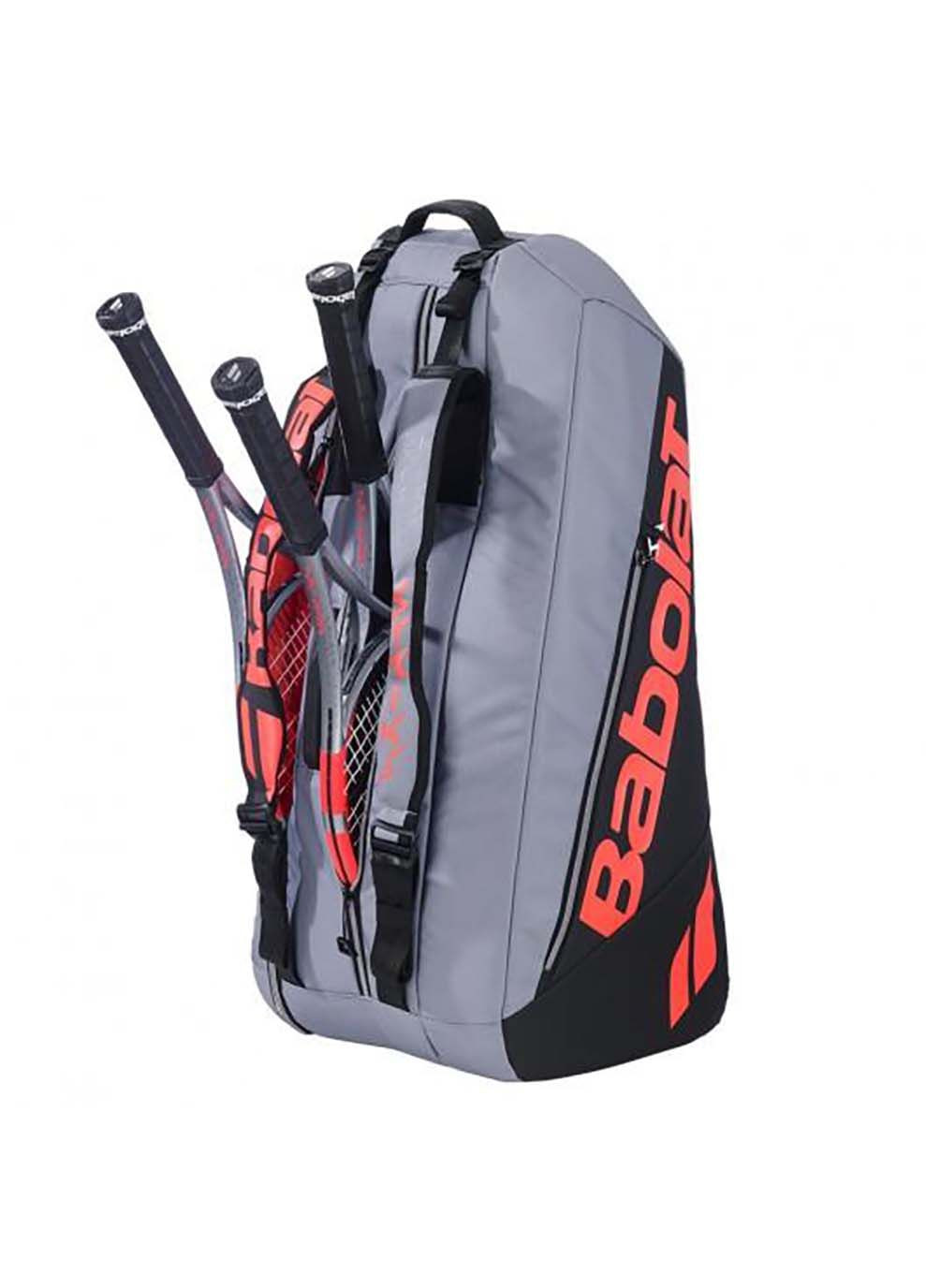 Чохол RH X6 PURE STRIKE CARBON GREY (6 ракеток) Сірий 33 x 33 x 79 см Babolat (367591809)