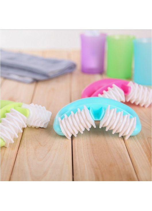 Масажер роликовий з пластинами, компактний, ручний, для тіла, 1 шт No Brand (350349810)