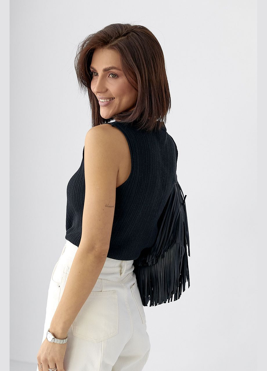 Майка с вырезом в форме сердца Lurex — 329626614