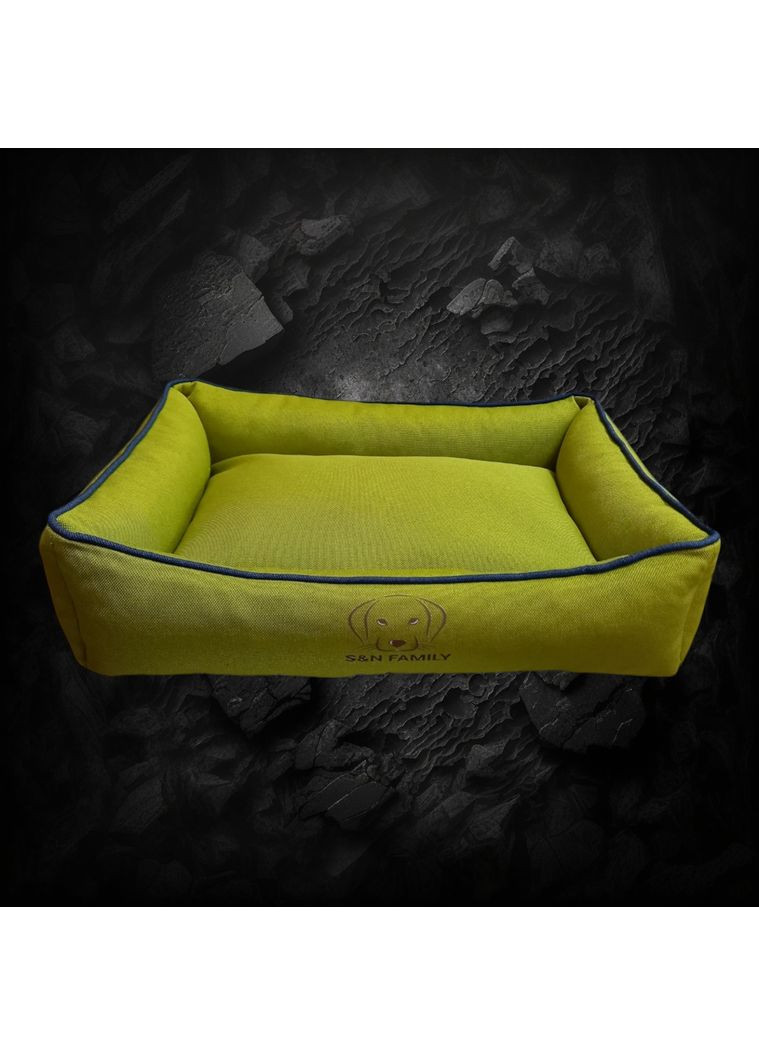 Лежанка 60х50х14см из текстиля для маленьких собак и котов "Kiwi" (Зеленый) S&N Family (361204637)